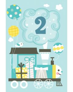 2-osainen onnittelukortti 2v Hallmark