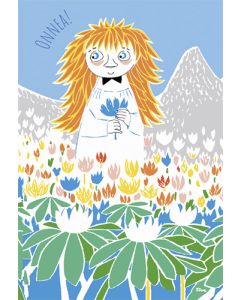 2-osainen kortti Muumi