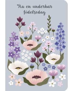 2-osainen kortti Lulu-Helina ruotsinkielinen