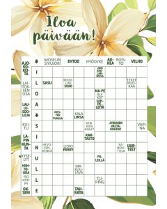 2-osainen ristikkokortti