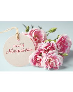 2-osainen nimipäiväkortti