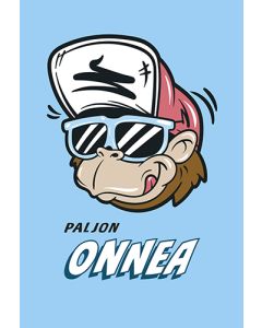 2-osainen lasten onnittelukortti