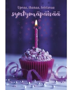 2-osainen syntymäpäiväkortti