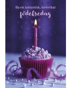 2-os onnittelukortti ruotsinkielinen