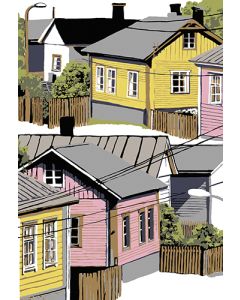 2-osainen kortti Vallila