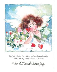 Postikortti Minna Immonen ruotsinkielinen