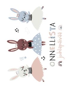 Postikortti lasten onnittelu