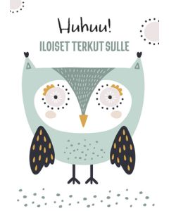 Postikortti lasten onnittelu