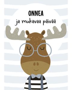 Postikortti lasten onnittelu