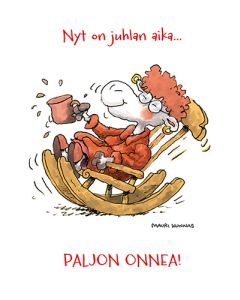 2-osainen kortti Mauri Kunnas