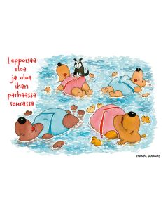 2-osainen kortti Mauri Kunnas