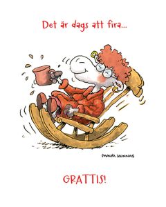 2-osainen hupikortti ruotsinkielinen Mauri Kunnas