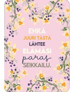 Postikortti Hidasta Elämää