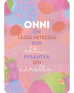 Postikortti Hidasta Elämää