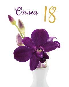 2-osainen onnittelukortti 18v
