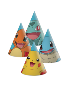 Partyhattu Pokemon 6 kpl