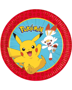 Lautanen 23cm Pokemon 8kpl