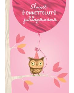2-osainen lasten onnittelukortti Hallmark