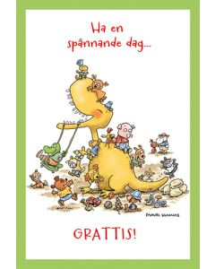2-osainen kortti Mauri Kunnas ruotsinkielinen