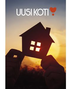 2-osainen kortti uusi koti