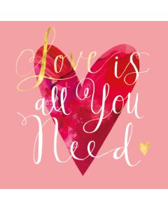 2-osainen ystävänpäiväkortti neliö englanninkielinen