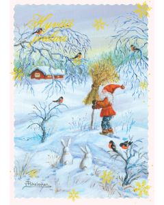 Joulukortti Timo Puheloinen