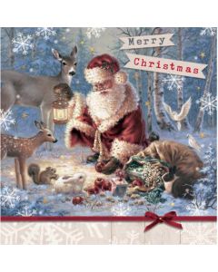 Joulukortti neliö englanninkielinen