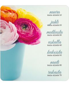 2-osainen neliökortti Anna-Mari West