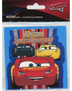 Kutsukortti Disney Cars