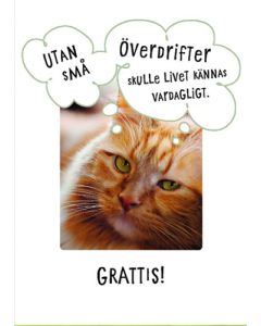 Postikortti eläinonnittelu ruotsinkielinen