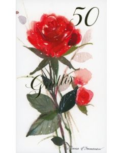 2-osainen vuosikortti 50v Minna Immonen ruotsinkielinen