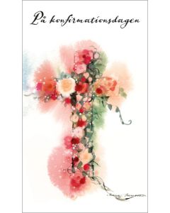 2-osainen rippikortti ruotsinkielinen Minna Immonen