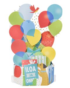 2-osainen pop-up-kortti