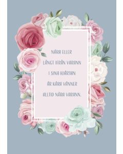 Ystävänpäiväkortti ruotsinkielinen