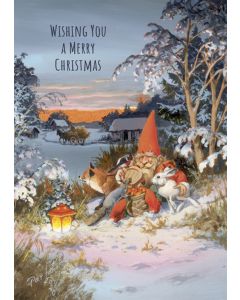 Joulukortti englanninkielinen Raimo Partanen