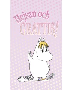 2-osainen Muumikortti Ruotsinkielinen