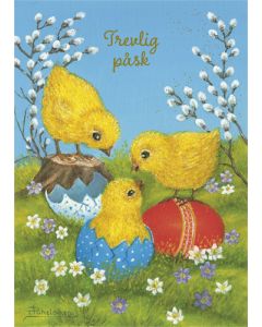 Pääsiäiskortti ruotsinkielinen Timo Puheloinen