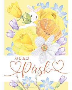 Pääsiäiskortti ruotsinkielinen Katri Kuusela