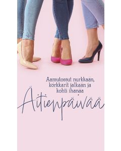 2-osainen äitienpäiväkortti