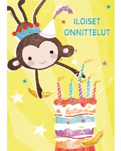 Postikortti lasten onnittelu