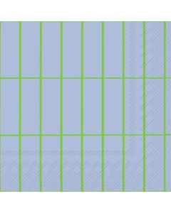 Servetti 33cm Tiiliskivi light blue green
