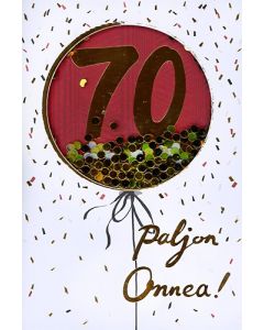 2-os vuosikortti 70v paljetti