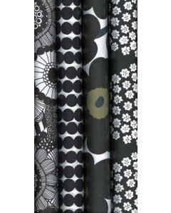 Lahjapaperi Marimekko KÄ 70x200 lajitelma musta-valkoinen