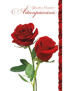 2-osainen äitienpäiväkortti