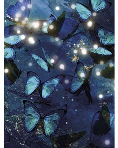 Juliste 60x80cm Siniset perhoset