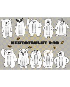 Juliste 60x80cm Kertotaulu