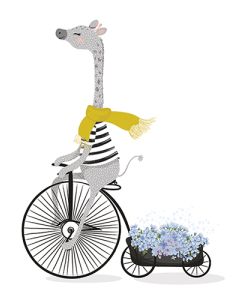 Juliste 30x40cm pyöräilijä