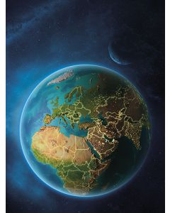 Juliste 60x80cm maapallo