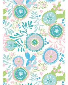 Vihko A5 Pastelli kukat