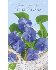 2-osainen äitienpäiväkortti